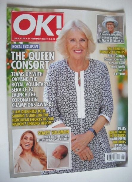 OK! magazine - Camilla, The Queen Consort cover (27 February 2023 - Issue 1379)