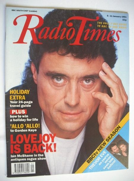 Radio Times magazine - Ian McShane cover (5-11 January 1991)