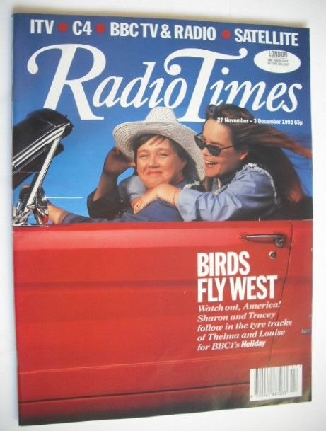 Radio Times magazine - Pauline Quirke and Linda Robson cover (27 November - 3 December 1993)