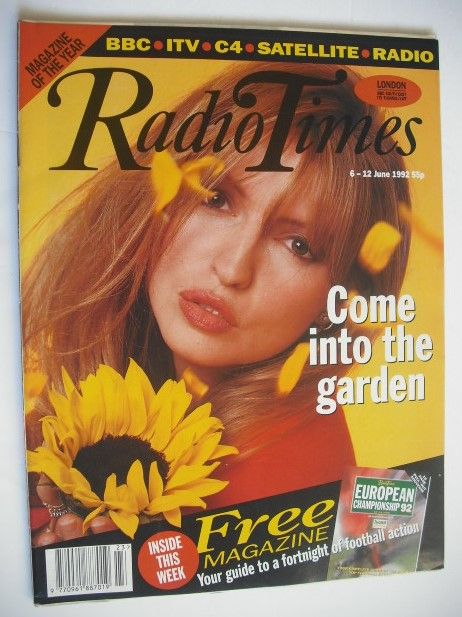 Radio Times magazine - Caron Keating cover (6-12 June 1992)