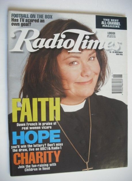 <!--1994-11-19-->Radio Times magazine - Dawn French cover (19-25 November 1