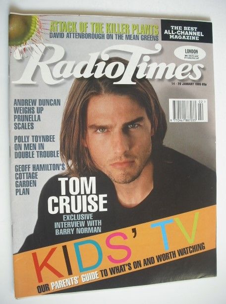 <!--1995-01-14-->Radio Times magazine - Tom Cruise magazine (14-20 January 