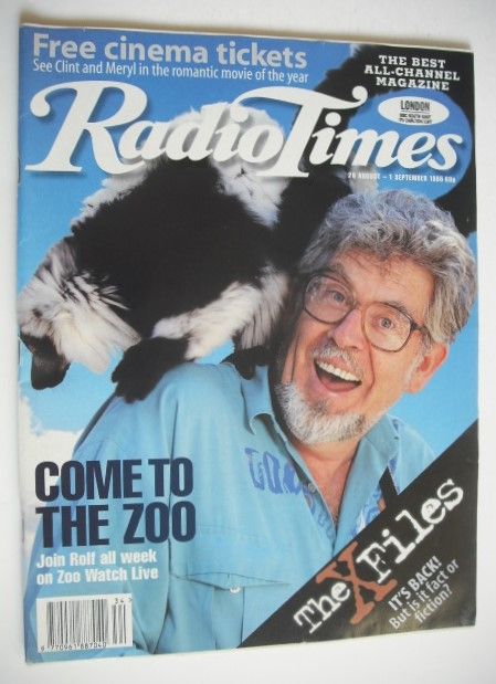 <!--1995-08-26-->Radio Times magazine - Rolf Harris cover (26 August - 1 Se