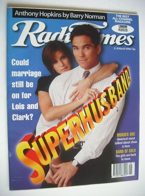 Radio Times magazine - Dean Cain and Teri Hatcher cover (2-8 March 1996)