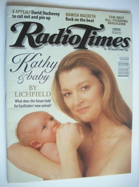 Radio Times magazine - Gillian Taylforth cover (23-29 March 1996)