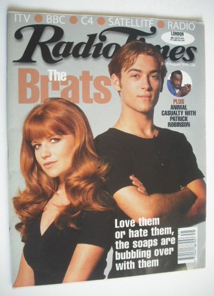 <!--1996-08-03-->Radio Times magazine - Patsy Palmer and Paul Nicholls cove