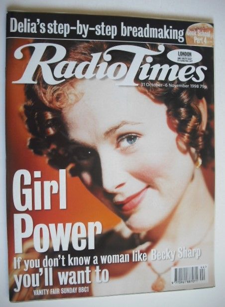 <!--1998-10-31-->Radio Times magazine - Natasha Little cover (31 October - 
