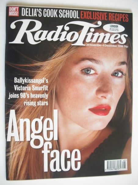 <!--1998-11-28-->Radio Times magazine - Victoria Smurfit cover (28 November