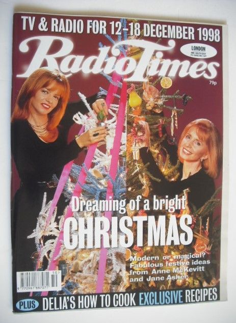 Radio Times magazine - Anne McKevitt and Jane Asher cover (12-18 December 1998)