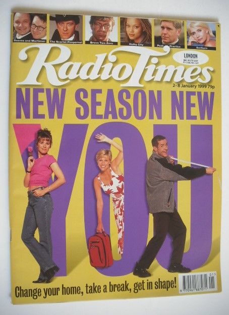 <!--1999-01-02-->Radio Times magazine - New Season New You cover (2-8 Janua
