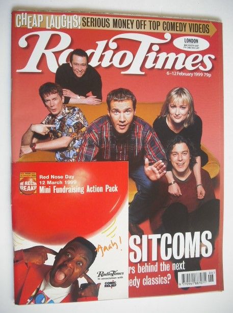 Radio Times magazine - Save Our Sitcoms cover (6-12 February 1999)