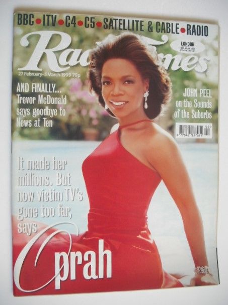 <!--1999-02-27-->Radio Times magazine - Oprah Winfrey cover (27 February-5 