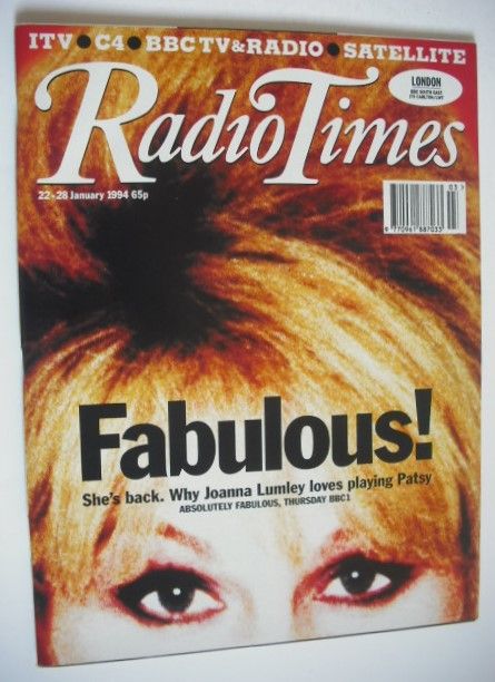 Radio Times magazine - Joanna Lumley cover (22-28 January 1994)