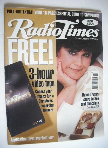 <!--1997-10-25-->Radio Times magazine - Dawn French cover (25-31 October 19