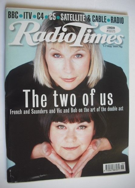 Radio Times magazine - Dawn French and Jennifer Saunders cover (1-7 May 1999)