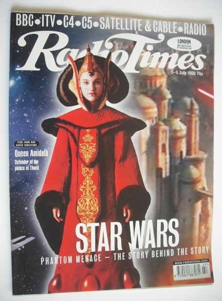 Radio Times magazine - Queen Amidala cover (3-9 July 1999) (Cover 2/4)