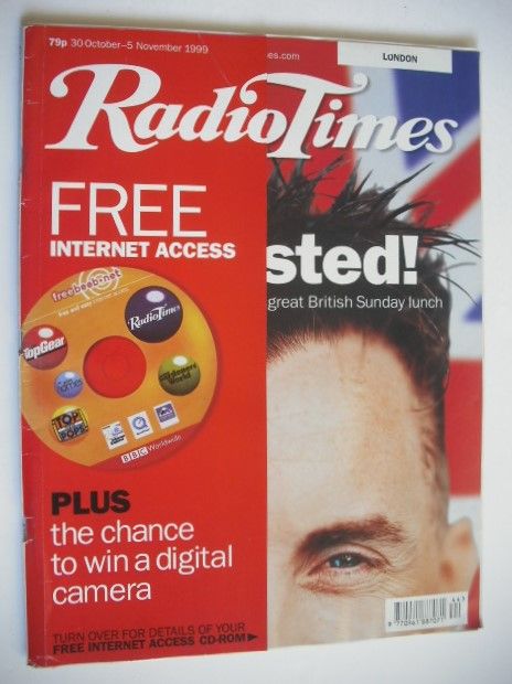 Radio Times magazine - Gary Rhodes cover (30 October-5 November 1999)