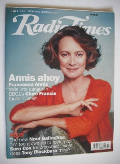 Radio Times magazine - Francesca Annis cover (1-7 April 2000)