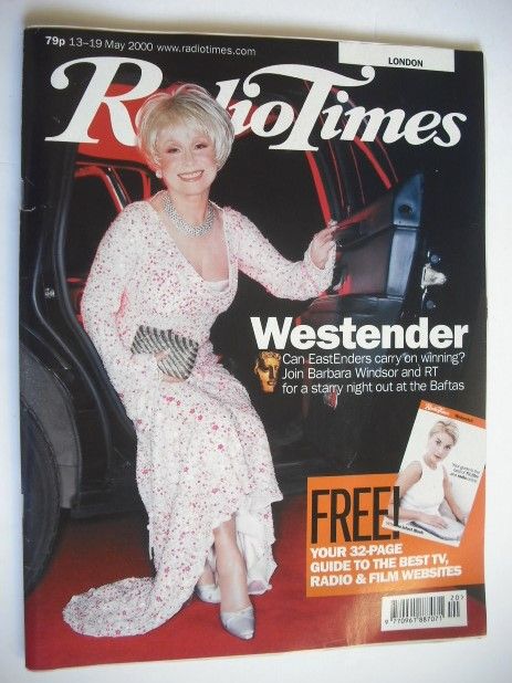Radio Times magazine - Barbara Windsor cover (13-19 May 2000)