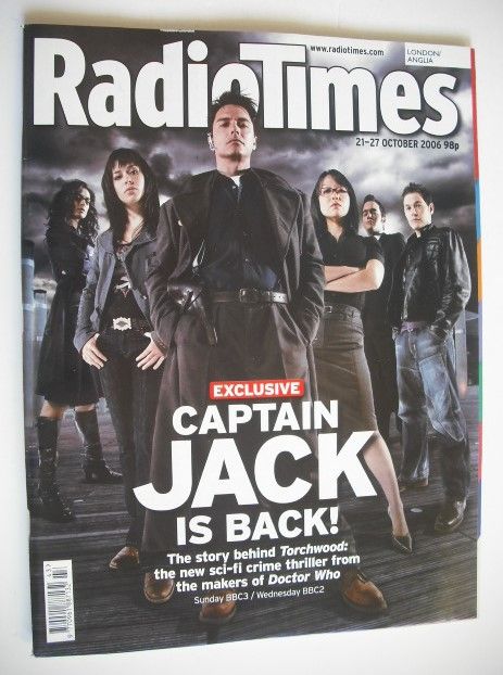 Radio Times magazine - Torchwood cover (21-27 October 2006)