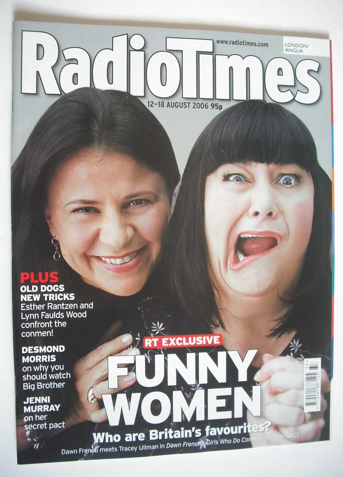 <!--2006-08-12-->Radio Times magazine - Tracey Ullman and Dawn French cover