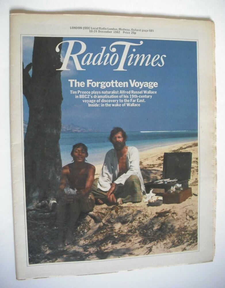Radio Times magazine - The Forgotten Voyage cover (18-24 December 1982)