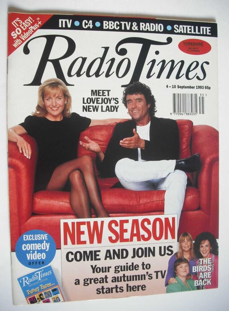 Radio Times magazine - Ian McShane and Caroline Langrishe cover (4-10 September 1993)