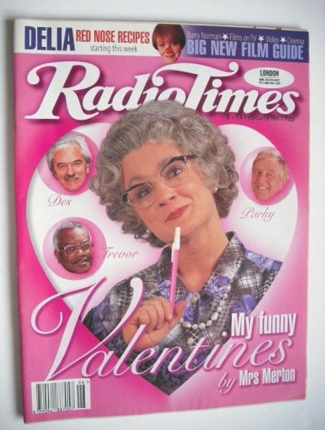 Radio Times magazine - Mrs Merton cover (8-14 February 1997)