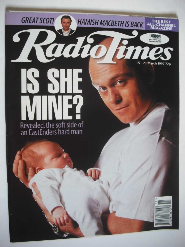 Radio Times magazine - Ross Kemp cover (15-21 March 1997)