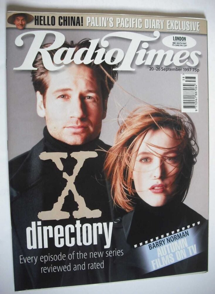 Radio Times magazine - David Duchovny and Gillian Anderson cover (20-26 September 1997)