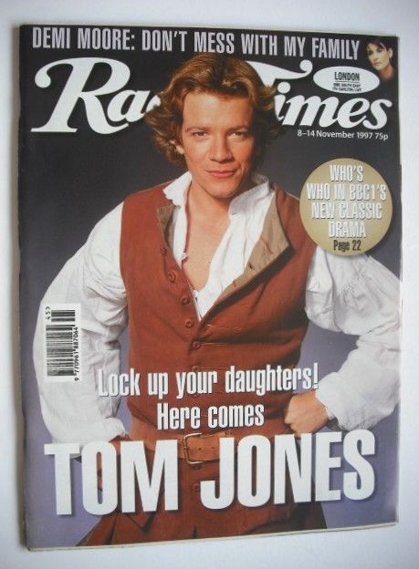 <!--1997-11-15-->Radio Times magazine - Max Beesley cover (8-14 November 19