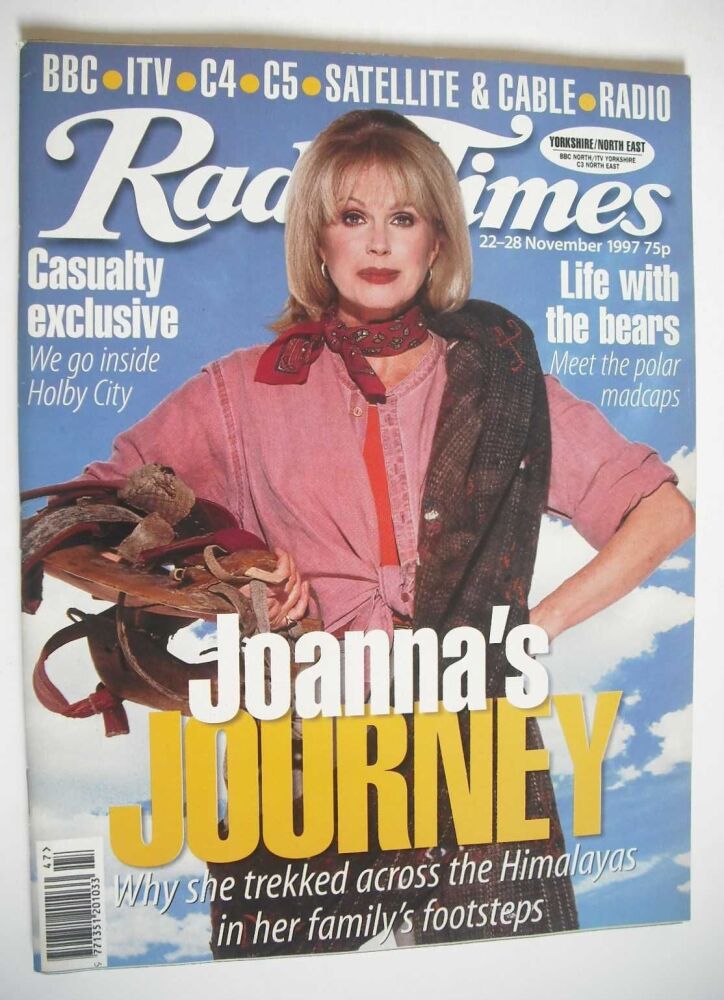 Radio Times magazine - Joanna Lumley cover (22-28 November 1997)