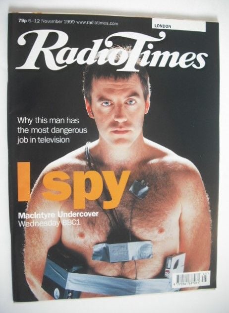 Radio Times magazine - Donal MacIntyre cover (6-12 November 1999)