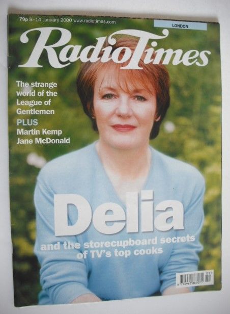 Radio Times magazine - Delia Smith cover (8-14 January 2000)