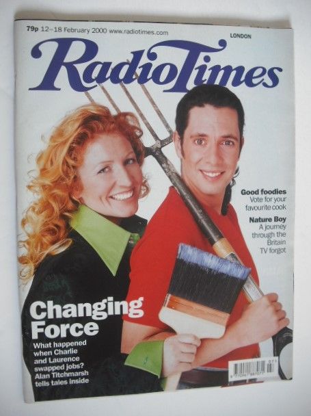 <!--2000-02-12-->Radio Times magazine - Laurence Llewelyn-Bowen and Charlie