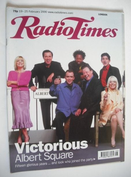 Radio Times magazine - EastEnders cover (19-25 February 2000)