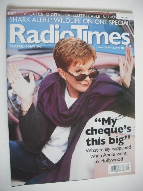 Radio Times magazine - Anne Robinson cover (28 April-4 May 2001)