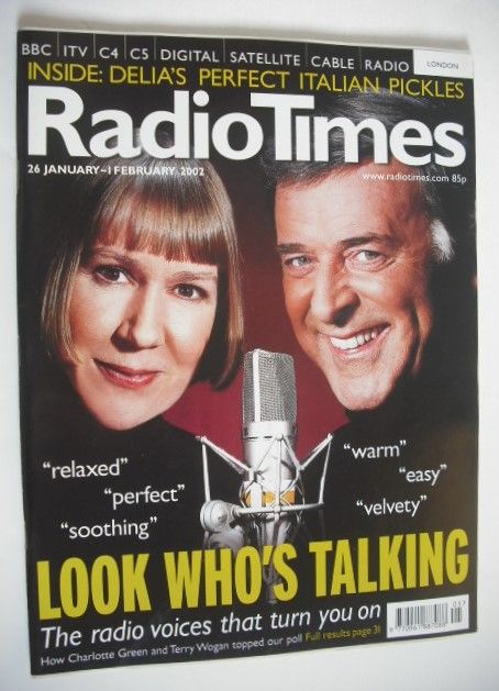 Radio Times magazine - Terry Wogan and Charlotte Green cover (26 January-1 February 2002)