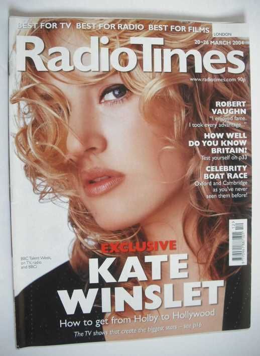 <!--2004-03-20-->Radio Times magazine - Kate Winslet cover (20-26 March 200