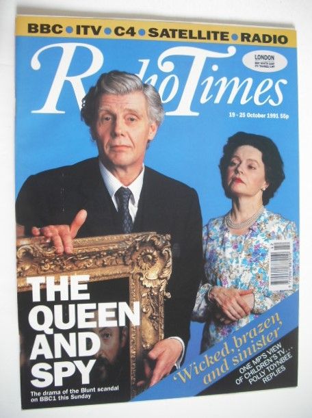 Radio Times magazine - James Fox and Prunella Scales cover (19-25 October 1991)