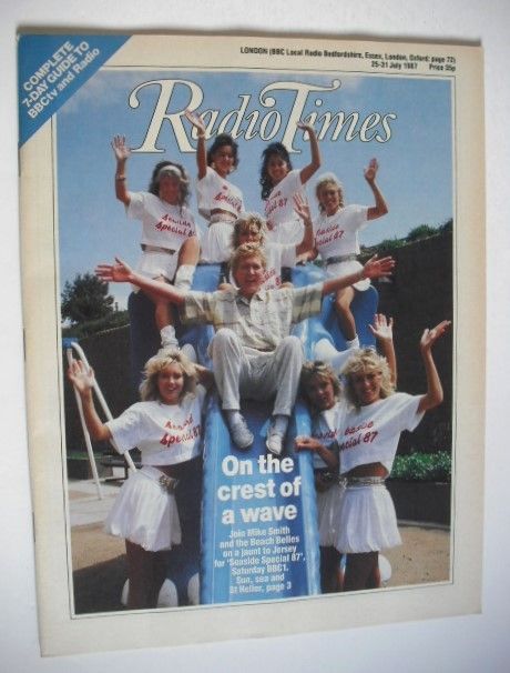 Radio Times magazine - Seaside Special '87 cover (25-31 July 1987)