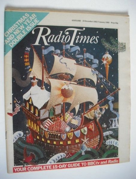 <!--1982-12-24-->Radio Times magazine - Christmas cover (24 December 1982 -