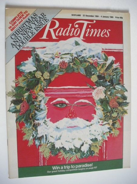 <!--1984-12-22-->Radio Times magazine - Christmas cover (22 December 1984 -
