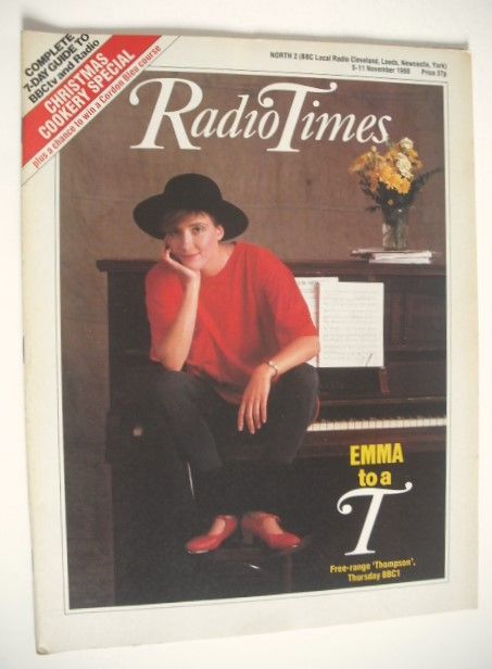 Radio Times magazine - Emma Thompson cover (5-11 November 1988)