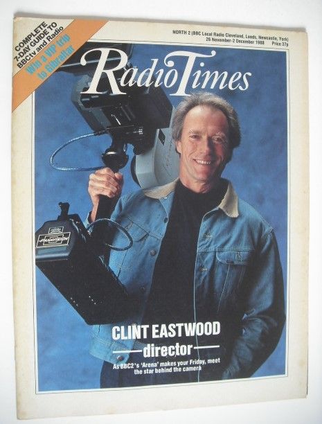 Radio Times magazine - Clint Eastwood cover (26 November - 2 December 1988)