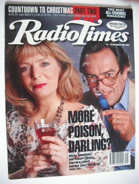 Radio Times magazine - Robert Lindsay and Alison Steadman cover (10-16 December 1994)