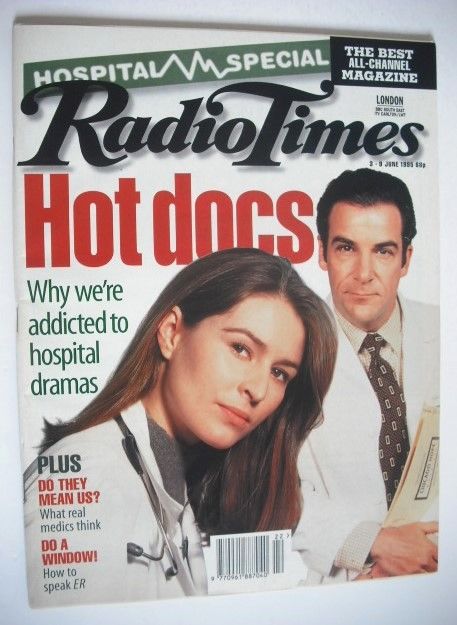 Radio Times magazine - Helen Baxendale and Mandy Patinkin cover (3-9 June 1995)