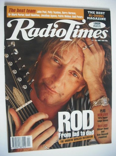 <!--1995-06-17-->Radio Times magazine - Rod Stewart cover (17-23 June 1995)