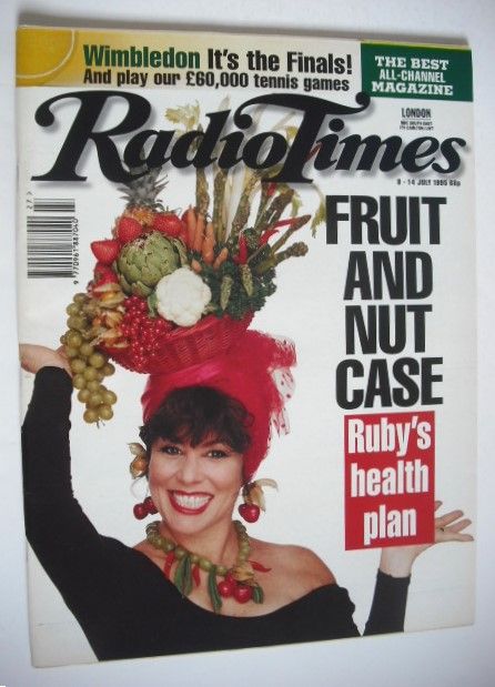 <!--1995-07-08-->Radio Times magazine - Ruby Wax cover (8-14 July 1995)