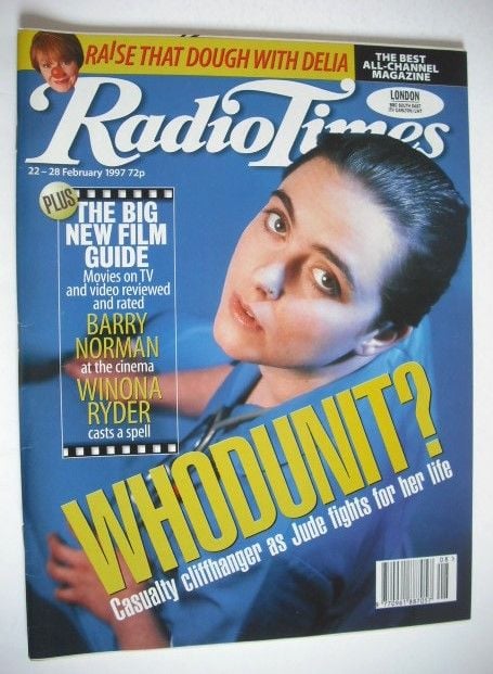 Radio Times magazine - Lisa Coleman cover (22-28 February 1997)